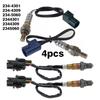 Oxygen Sensor Fit for Nissan 234-4301 234-4309 234-5060, Set of 4 Pcs (2 Front,2 Rear) 2344301, 2344309, 2345060