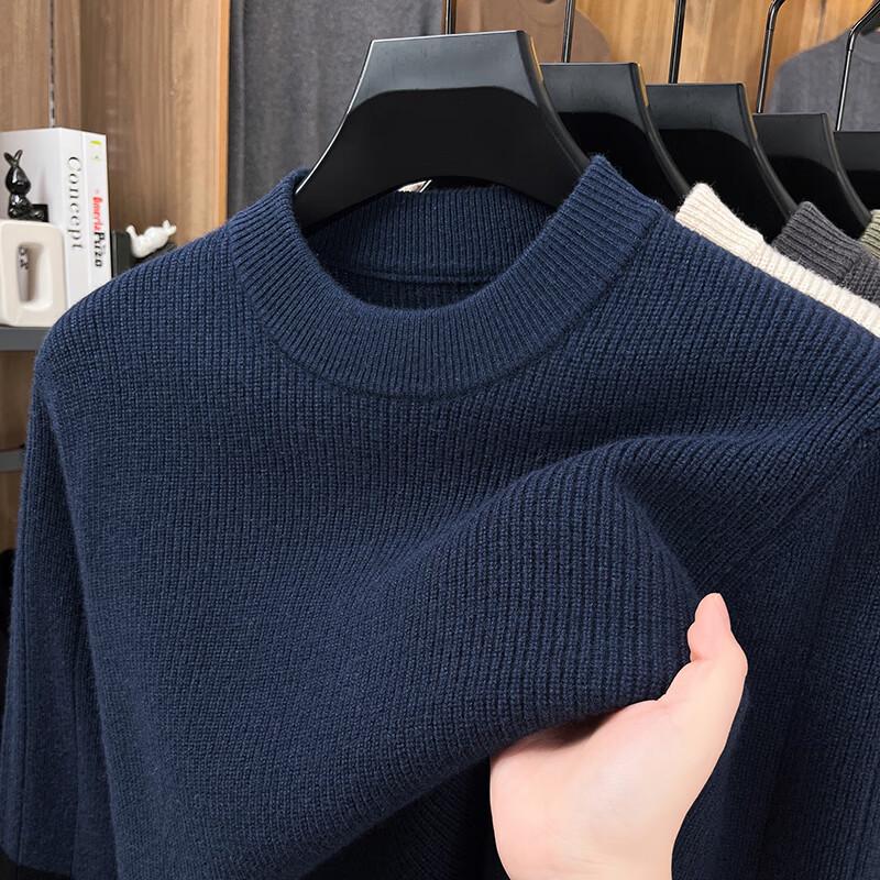 

Men s 100% Merino Wool Crew Neck Thermal Base Layer Sweater 4XL (130)