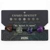 Chakra Stone String Bracelet, Hearts