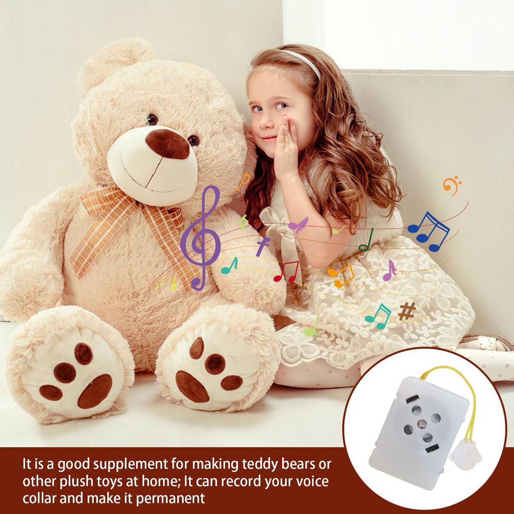 40 Seconds Voice Box Recordable Sound Module Device Plush Doll Recorder Sound Maker Music Squeeze Box Toy Accessories