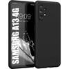 Protective Case - BOOLING - Samsung Galaxy A13 4G - Soft Silicone - Black - Elegant and Durable