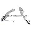 735592026 and 735592012 are electroplated door handles for Fiat 500.