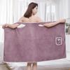 Womens Large Towel Bath Towels 135*80Cm Girls Wearable Fast Drying Bathing Beach Spa Bathrobe Shower Bath Hotel Towel Bath Robe