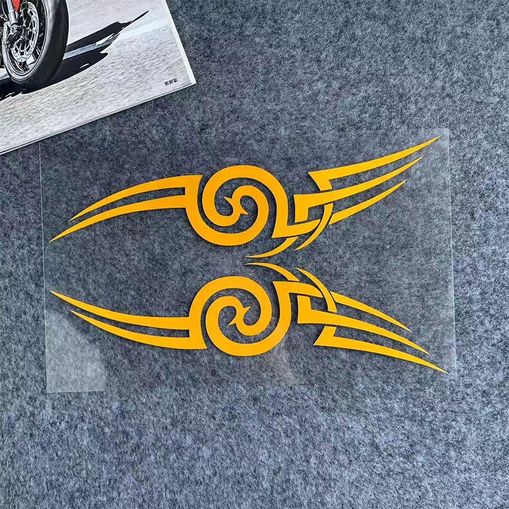 Reflective Waterproof Motorcycle Helmet & Body Scratch Cover Sticker