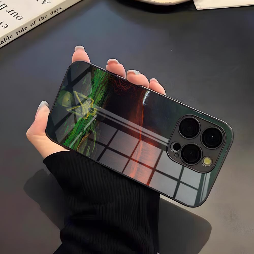 Z-ZdzislawBeksinskis Kunst Handyhülle Für IPhone 17 Pro Max 16 15 14 Pro Max 13 11 X Xs Xr 8 7Plus Glasabdeckung