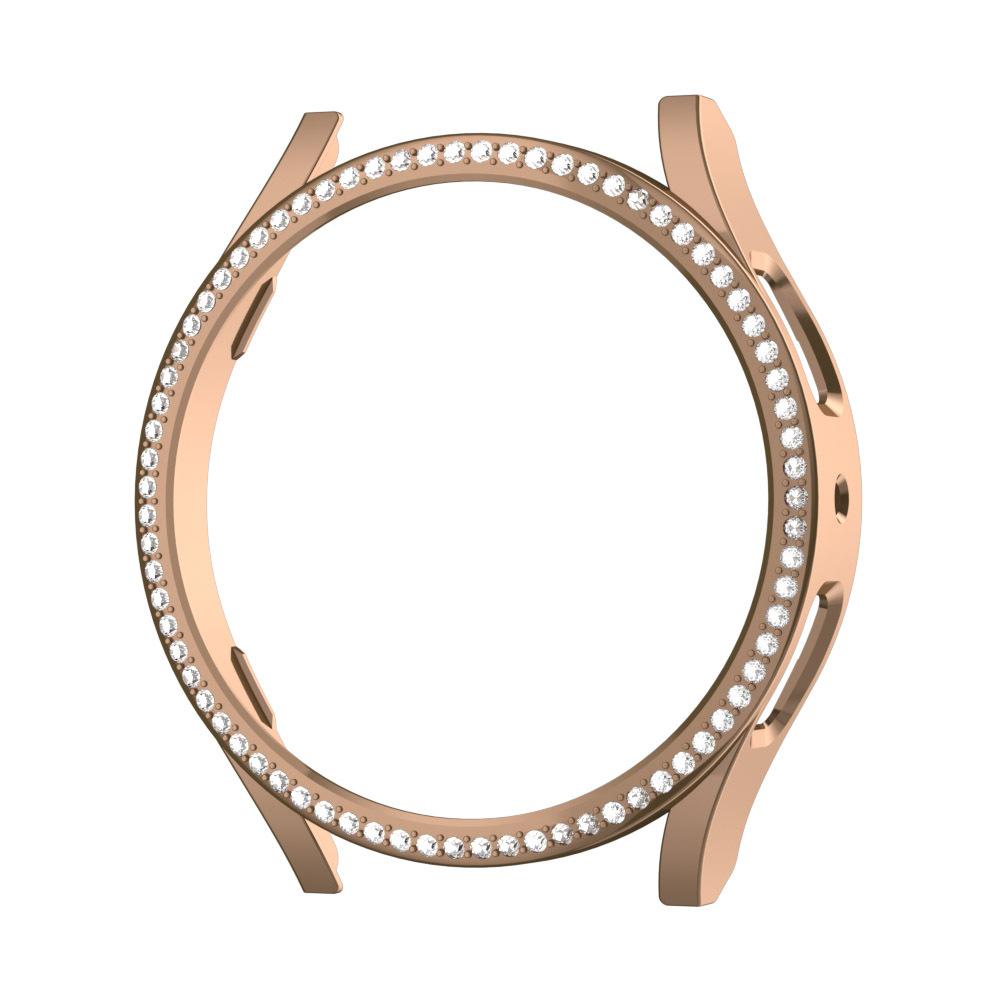 Bling Case for Samsung Galaxy Watch7 6 5 4 40mm 44mm Protective Case PC Encrusted Shiny Diamond Cover Bumper No Glass Accessorie