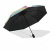 1PC Unicorn Rainbow Umbrella-8-Rib Reinforced Portable Folding Travel Suitable for All Seasons Outdoor Daily -Z0494