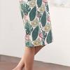 L Affair Women tropicaL Lime Green Tie modaL Dress Lwoed959 Gr