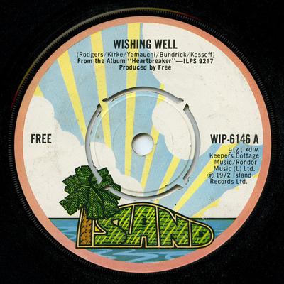 7inch Record FREE - Wishing Well WIP6146 Island Records 1972 UK Rock Used