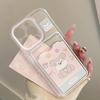 Apple Card Holder Phone Case MVUCA Pink Cute Dog