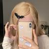 Delicate Skull Bat Hair Clip For A Quirky Halloween Look Resin Hallowmas Costume Details Suitable For Various Occasion