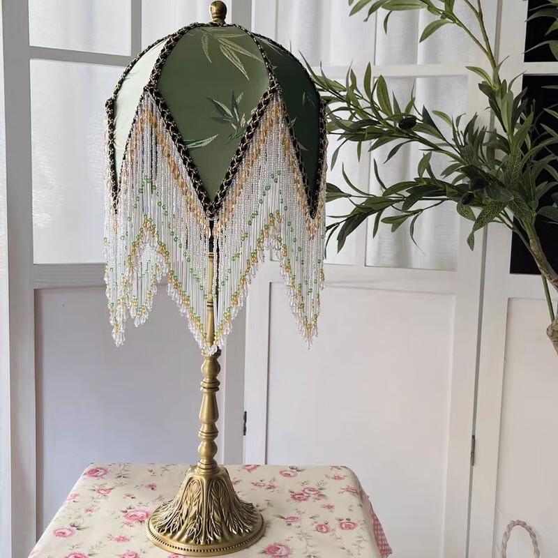 Винтажная настольная лампа в шанхайском стиле с USB-зарядкой