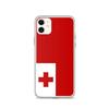 Phone Case – Flag of Tonga – Compatible iPhone 11 – Soft Case – Resistant and Shockproof - Silicone - Pixelforma