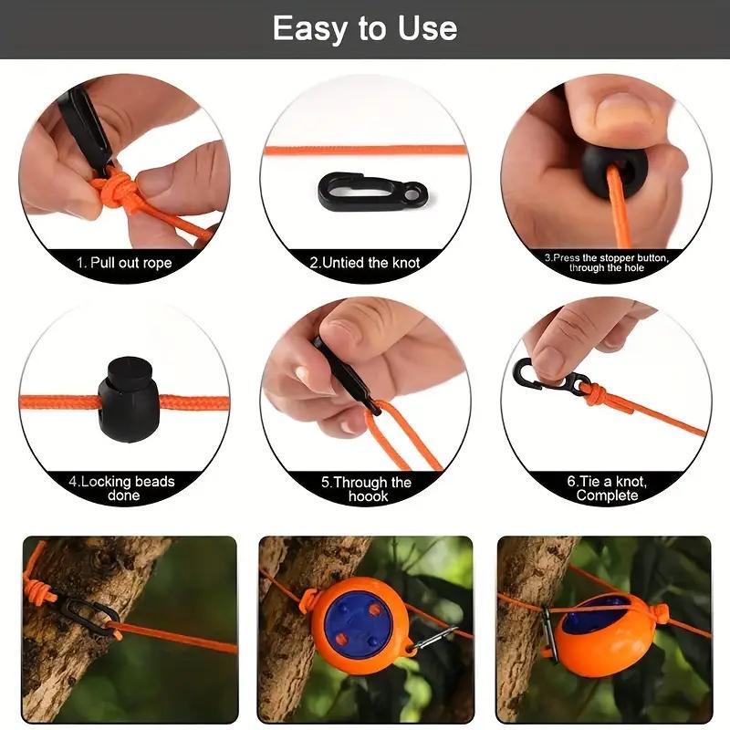 Ultra-Portable Clothes Drying Rack - Space-Saving Design for Camping & Travel - 12 Clothespins Included, Quick-Drying Solution for Outdoor Adventures