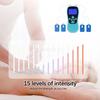 MINI double output meridian massage instrument LED display blue screen charge massager 8 kinds of patterns