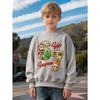 Kids Unisex Sweatshirt, Christmas Cookie Santa Gingerbread Number 67 Print Pullover, Boys Girls Holiday Birthday Sweatshirt For Kids Over 4 Years Old
