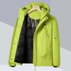 Cotton Jacket Men's Autumn and Winter New Solid Color Versatile Hooded Loose Plus Size Thickened Fashion Jacket Trendy Padded Clothes