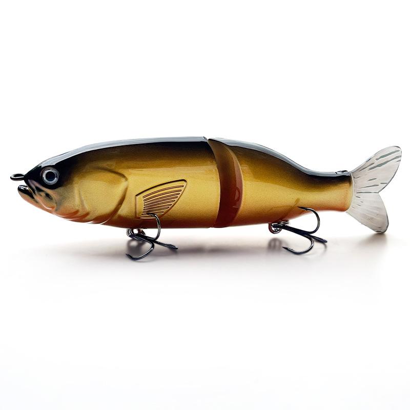 Ultimate Topwater Lure: 17cm 80g Realistic Swimming Minnow for Giant Bass, Pike and Muskies (as the picture,170mm&80 g)