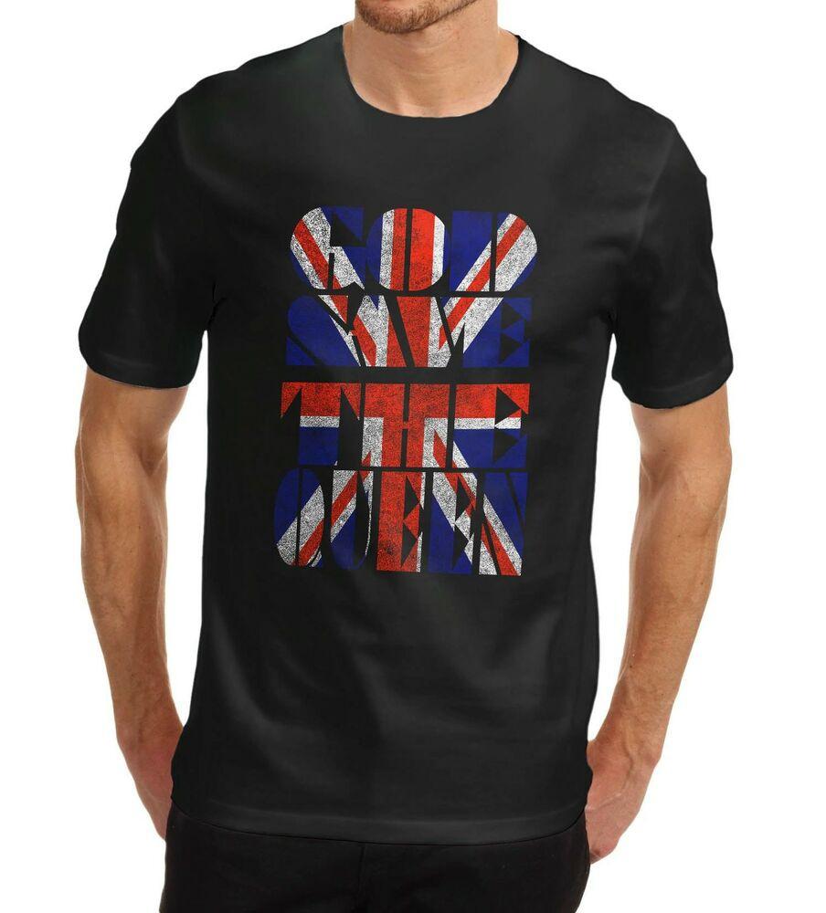 

Футболка унисекс с принтом Union Jack «Боже, храни королеву»