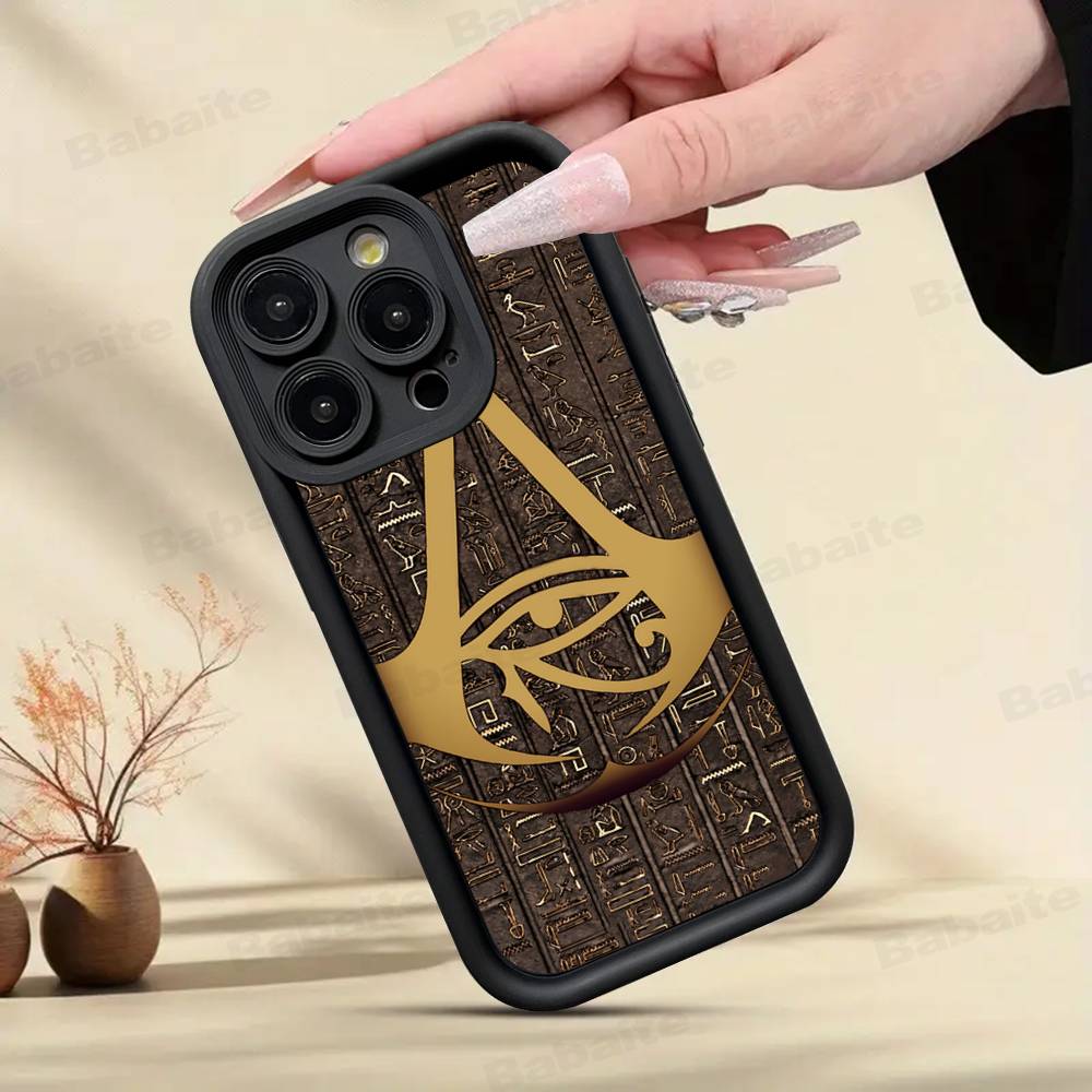 Custodia per Telefono da Gioco A-Assassin S -Creed Per IPhone 17 16 15 14 13 12 11 Pro Max Mini Plus Copertura Posteriore Morbida in TPU