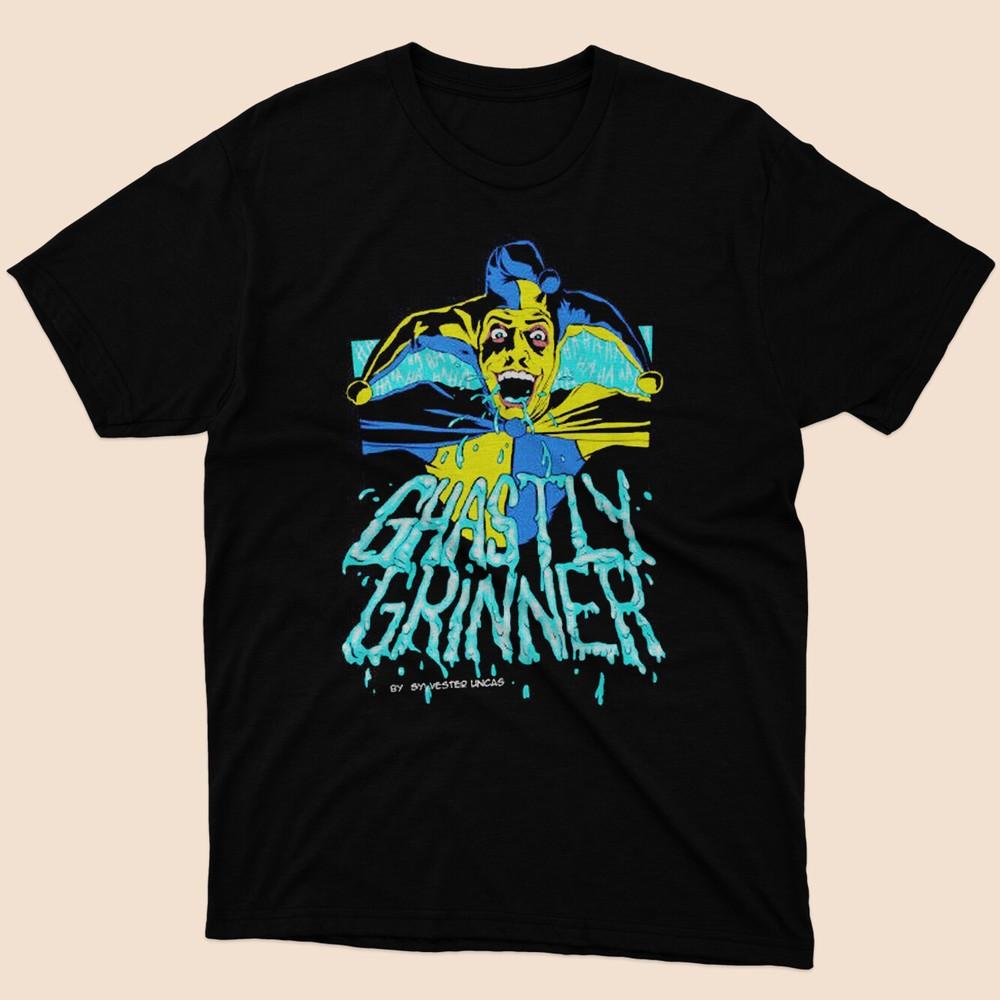 The Ghastly Grinner Are You Afraid Of The Tshirt Black Size S to 5XL XXL