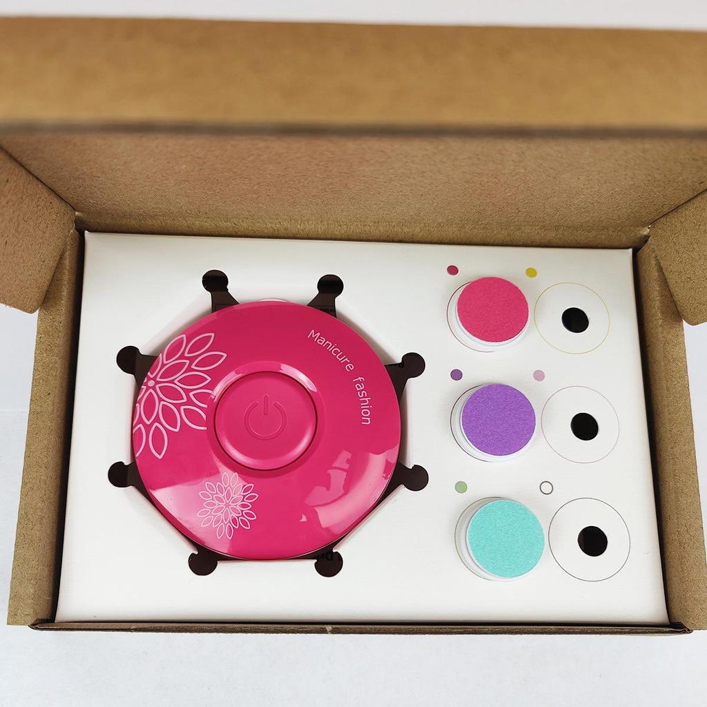 Elektrisches Nageltrimmer-Set: 3 Schleifköpfe für Babys, Kinder und Frauen