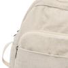 Fashion Backpack for Teen Girls Knapsacks Corduroy Portable Lightweight Daypack Rucksack