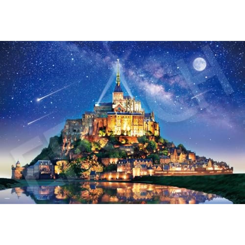 Epoch (EPOCH) 1000 Piece Jigsaw Puzzle Overseas Scenery Starfall Mont Saint Michel - France (50 x...