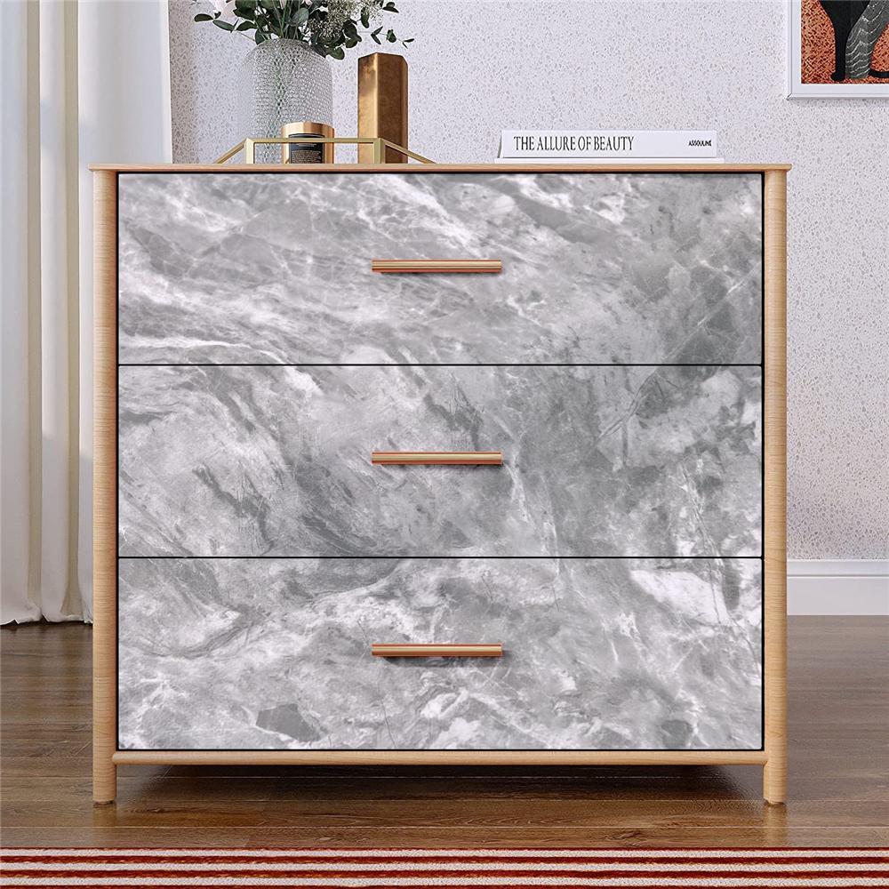 Papel tapiz autoadhesivo impermeable para cocina, película a prueba de aceite de mármol de 40 cm, para renovación de encimeras y gabinetes, pegatinas de pared para azulejos