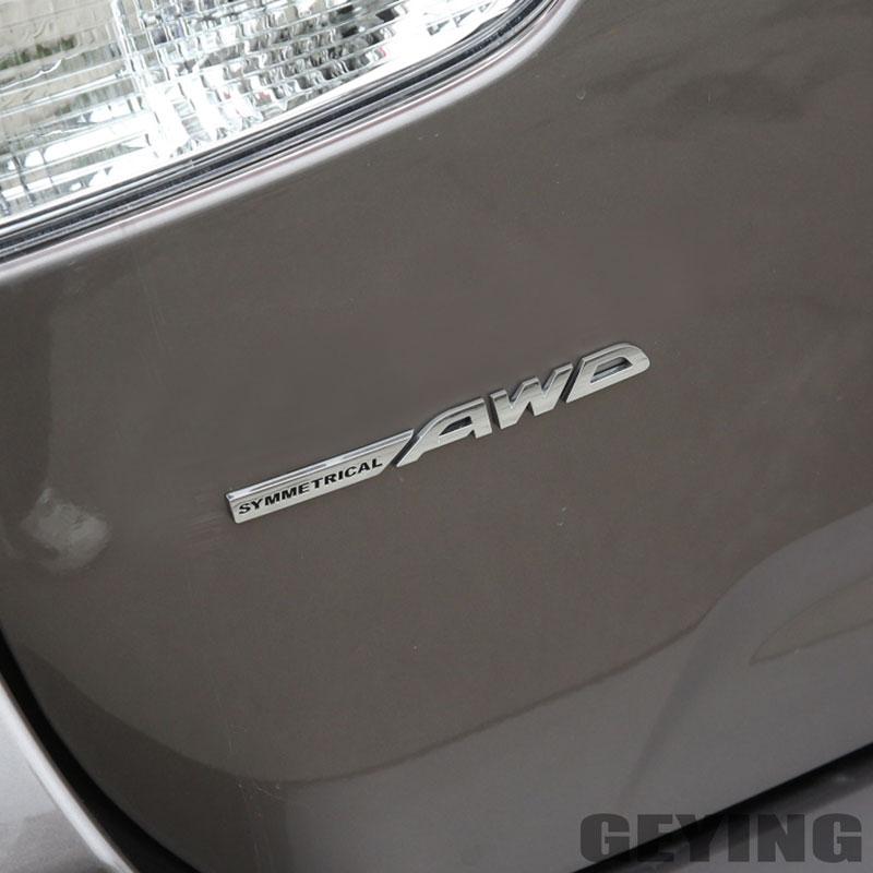 Car Body Sticker Auto Trunk Decorative Badge Decal for SYMMETRICAL AWD Emblem LEVORG STI TRIBECA WRC WRX XV ASCENT