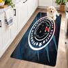 Flannel Kitchen Mat Penrith Panthers Soft Area Rug Non Slip Floor Carpet Home Decoration