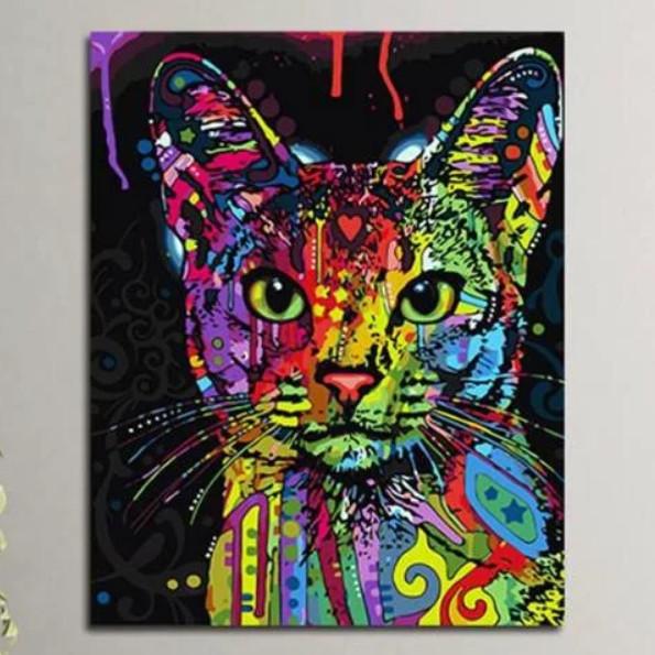 Animal Painting Canvas Wall Art With Handdrawn Design For Living Room Decor