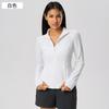 Summer Stand-up Collar Slim-fitting Sunscreen Clothing for Women's Light, Quick-drying and Breathable UPF10 + UV-proof Cardigan Jacket D11011