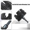 Heavy Duty Removal Bolt Extraction Tool Socket Nut Drill Attachment Nut Replacement For 1/4 3/8 1/2 Wrench