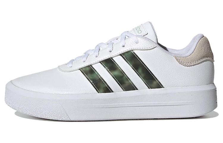 

Adidas Neo Wmns Court Platform White Linen Green Women s HP9434 36⅔