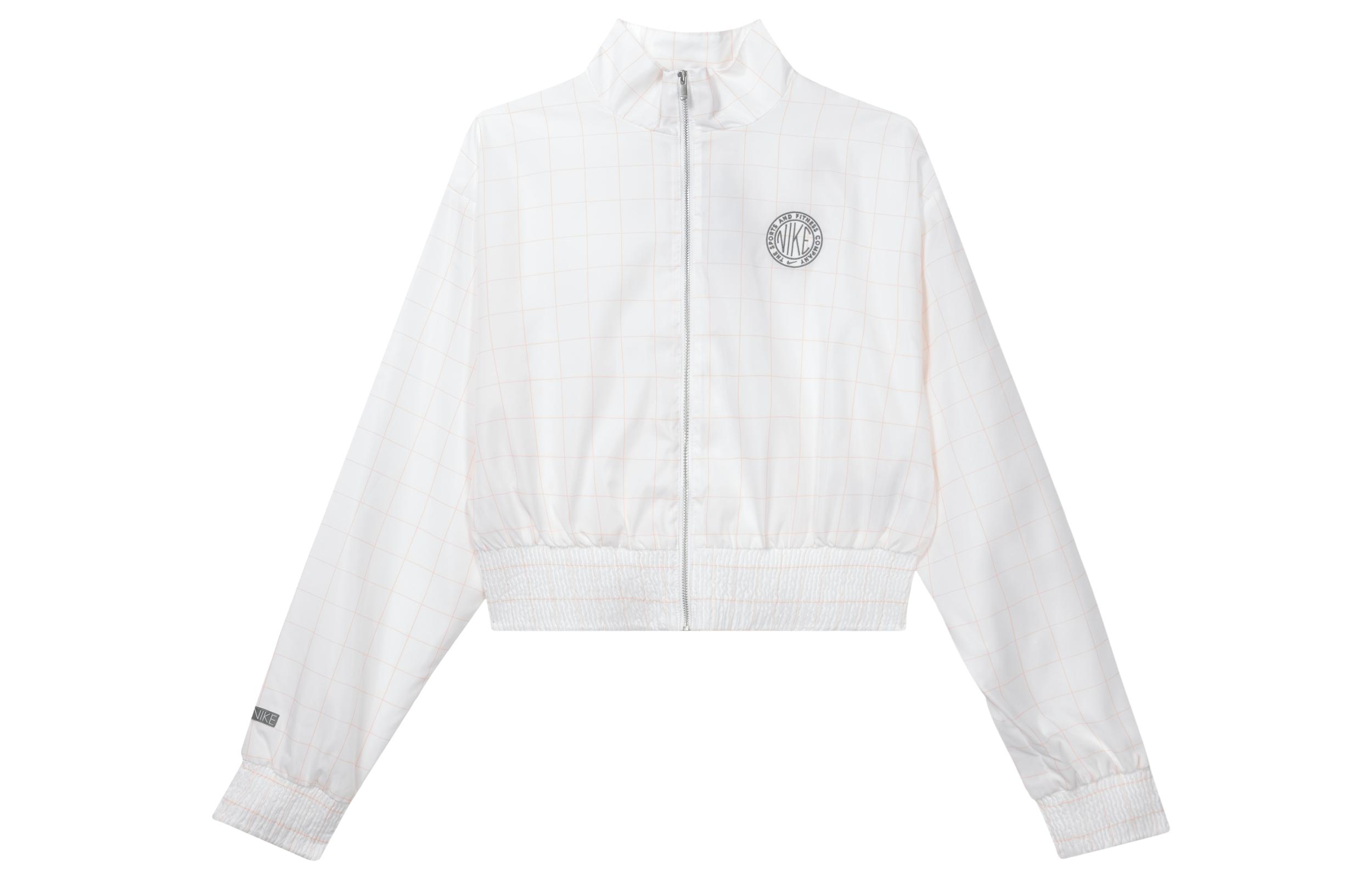 Nike Jackets Women s White Stand Collar Moderate Other CZ8235-100 XL
