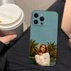 Attractive Singer Lana Del Rey Cover Phone Case For Iphone Apple 17 AIR 16E 16 15 14 13 12 11 Pro XR Max 8 7 Plus TPU Case Shell