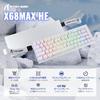 ATTACK SHARK X68MAX HE Rapid Trigger Full Aluminum 8000Hz Polling Rapid Adjustable Compact 68 Gaming Keyboard with PBT Aluminum Anodized RGB