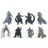 8pcsset Kong Kim Battle Dinosaurs Pvc Action Figure Collection Kid Toy