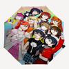 1 pièce Parapluie d'extérieur avec personnages d'Anime | Ouverture et Fermeture Automatiques | Conception Pliable en 3 parties Portable | Armature en Fer à 8 Baleines | Cadeau Parfait pour les Fans, Tra