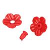 30 Sets Multicolor Hummingbird Feeder Flowers Replaceable Durable Bird Feeder Replacement Flowers Plastic