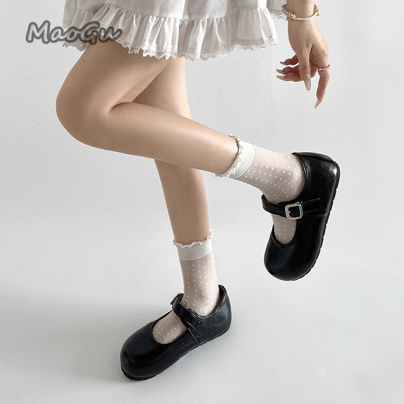 

Women s Thick Bottom Cute Casual Shoes Mary Jane Single Shoes Autumn Women Footwear Trendy Design Cross Buckle Shoes 40 чёрный