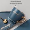 Luxury Triangle Coffee Cup & Saucer Set with Spoon - Ideal Gift with Custom Logo