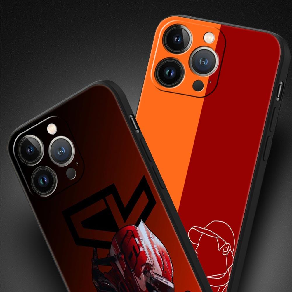 F1 Number 33 Luxury Phone Case For iPhone 13 15 14 12 Mini 11 Pro MAX XR X SE XS 7 8 Plus Silicone Black Protection Cover