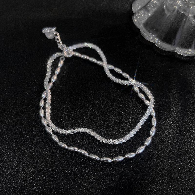 New Fashion copper Color Gypsophila Adjustable Bracelet & Bangle for Women Men Elegant Sparkling Fine Zircon Wedding Party Gift
