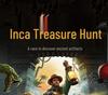 Chasse au trésor inca: Édition Portable - Jeu de Société de Chance et de Stratégie pour 3-8 Joueurs, Parfait pour le Plaisir en Famille & le Team Building