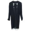 unused DIANE VON FURSTENBERG Long sleeve mini dress black Tagged Women Used