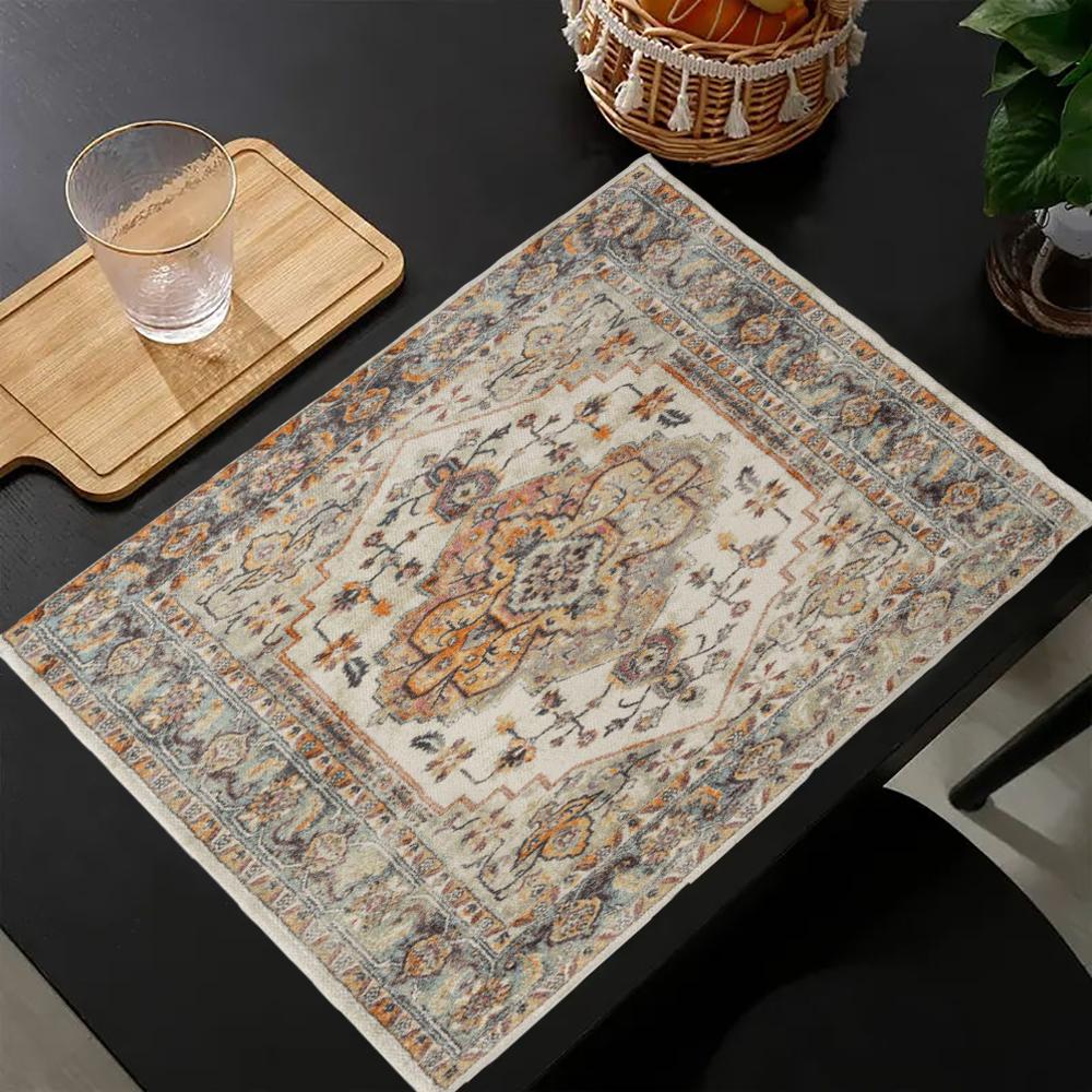Bohemian Pattern Table Mat Kitchen Decoration Placemat Table For Wedding Dining Accessories Table Mat