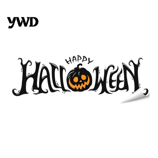Halloween Window Clings for Glass Castle Pet Static Cling Stickers, Spooky Bat Pumpkin Seasonal Kids Floral Decals, Removable Self-Adhesive