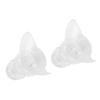 High Fidelity 27dB Anti Noise Earplugs Concert Music Festival Hearing Protection (Clear)